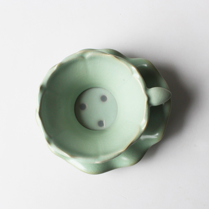 小荷茶滤-汝窑（豆青色）