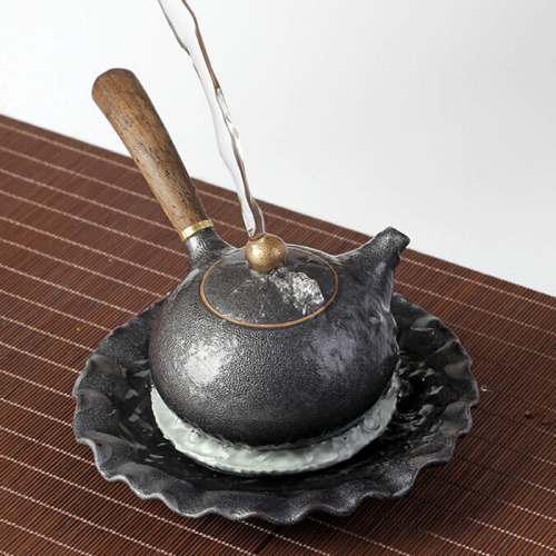 陶瓷侧把茶壶
