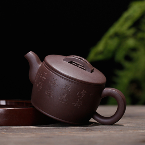 茶壶 紫砂壶 汉瓦壶1号
