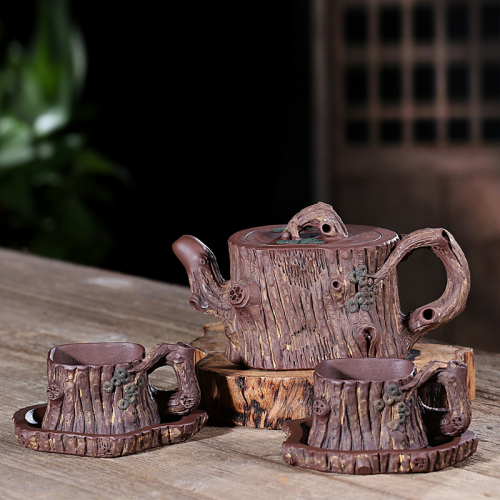 【沈菊芳-预售】大师壶-茶壶-紫砂壶-劲松壶套组