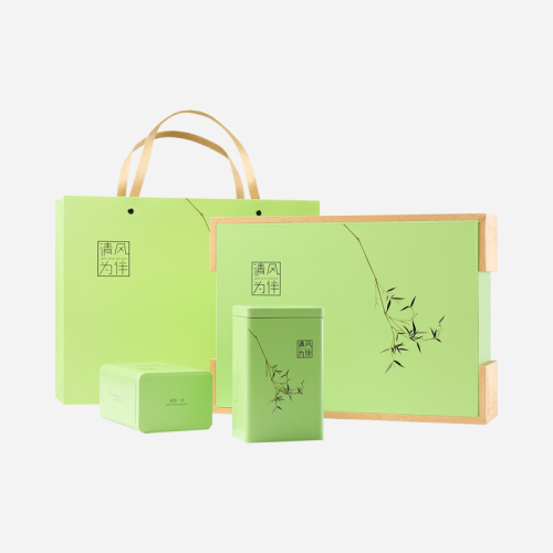 龙井绿茶-清风为伴礼盒250g-豆香超浓郁