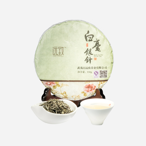 远致白茶政和白毫银针茶饼清香型350g