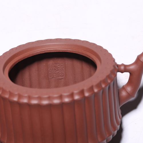 【咸仲英】大师壶茶壶-紫砂壶-太极一捆竹壶370cc