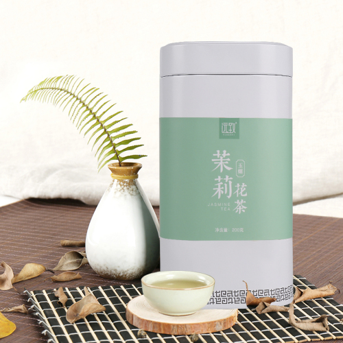 茉莉花茶玉螺造型铁罐装 200g