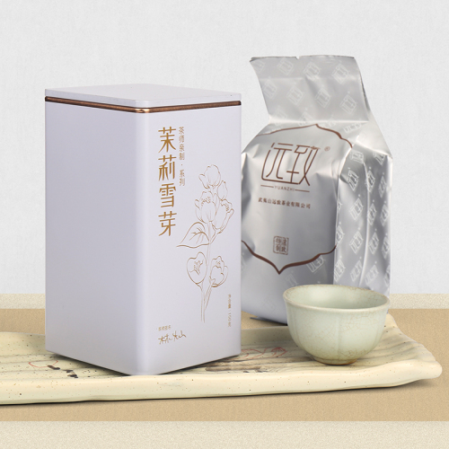 铁罐装-茉莉花茶-21A林灿茉莉雪芽150g