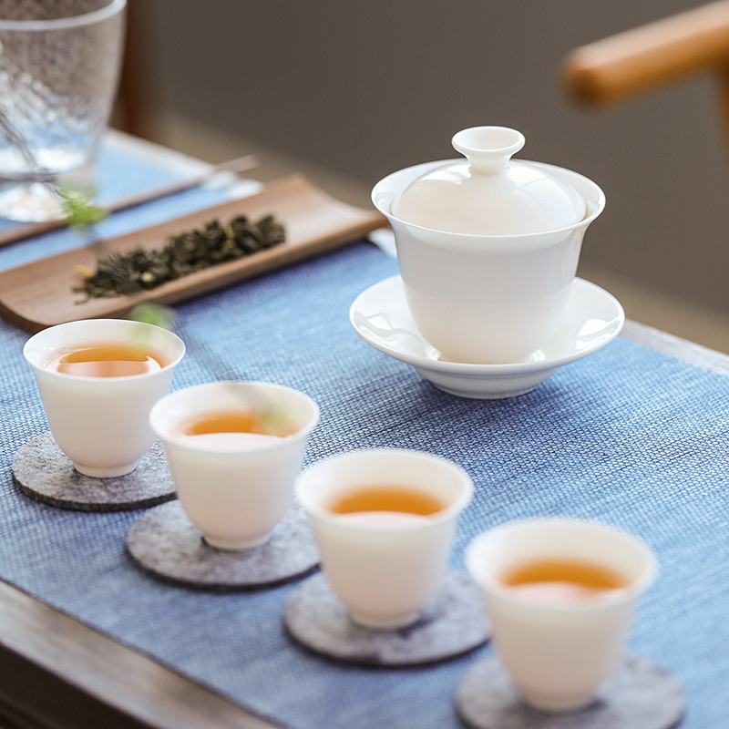 茶艺白瓷旅行套组
