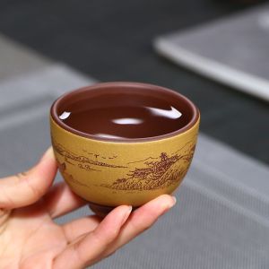 黄金段泥-秋暝山居杯