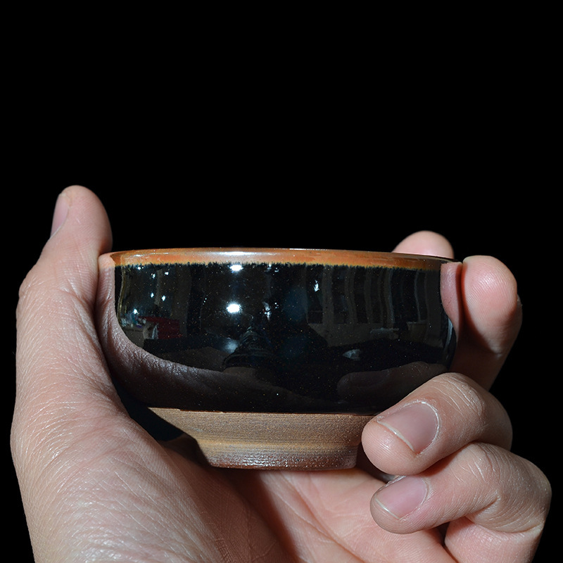 杂色-金边乌金盏