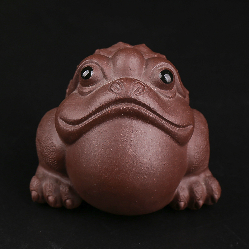 茶宠-紫砂-三足金蟾