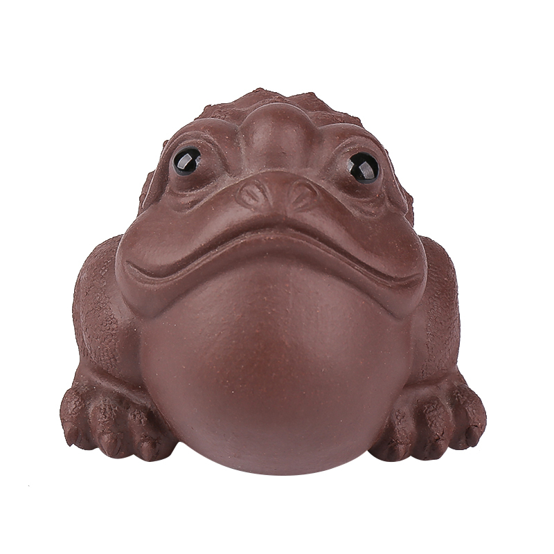 茶宠-紫砂-三足金蟾