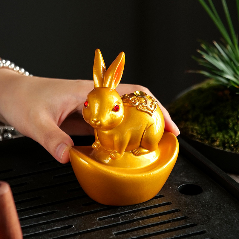 茶宠-变色元宝兔