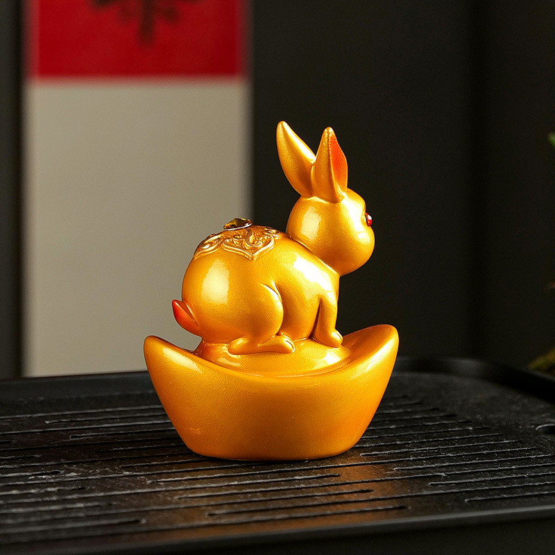 茶宠-变色元宝兔