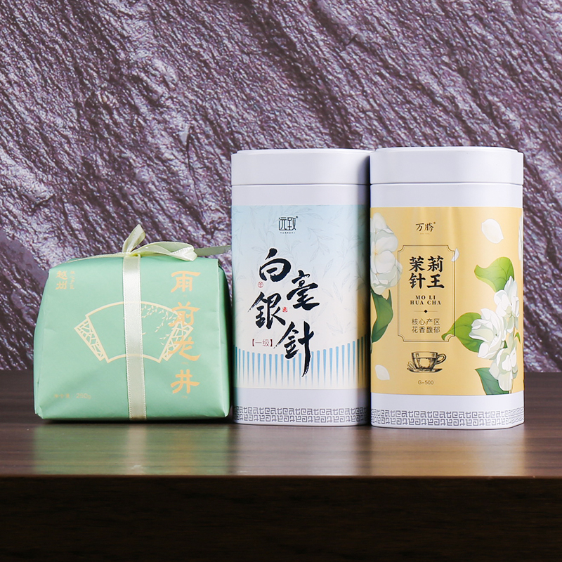 龙井白毫银针茉莉针王 清凉组合装