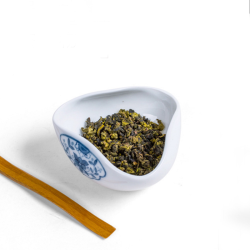 茶具-茶荷-青花茶荷