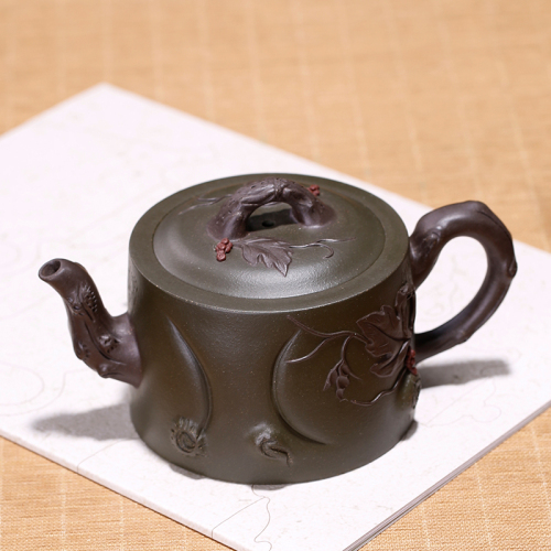 咸仲英大师壶茶壶紫砂壶玉葡萄壶360cc